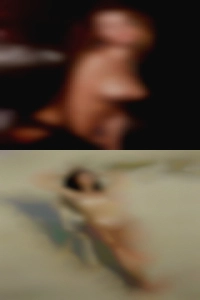 Happy Trail nude woman.